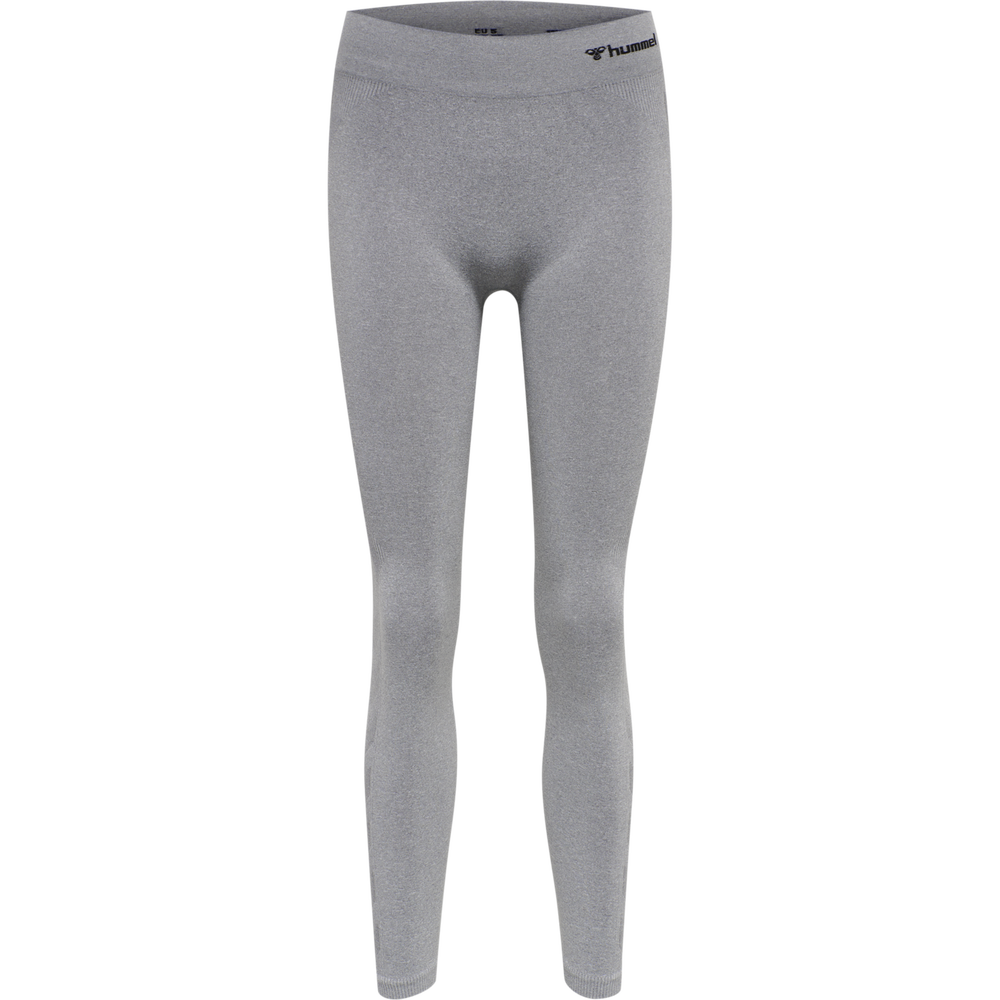 Hummel hmlCI seamless mid waist tights in grey melange - Image 7