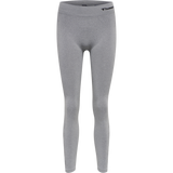 Hummel hmlCI seamless mid waist tights in grey melange - Image 7