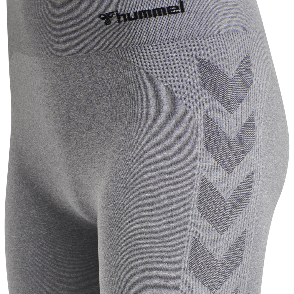 Hummel hmlCI seamless mid waist tights in grey melange - Image 8