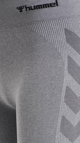 Hummel hmlCI seamless mid waist tights in grey melange - Image 8