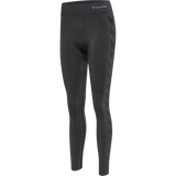 Hummel hmlCI seamless mid waist tights in black melange - Image 5