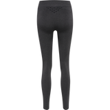 Hummel hmlCI seamless mid waist tights in black melange - Image 6