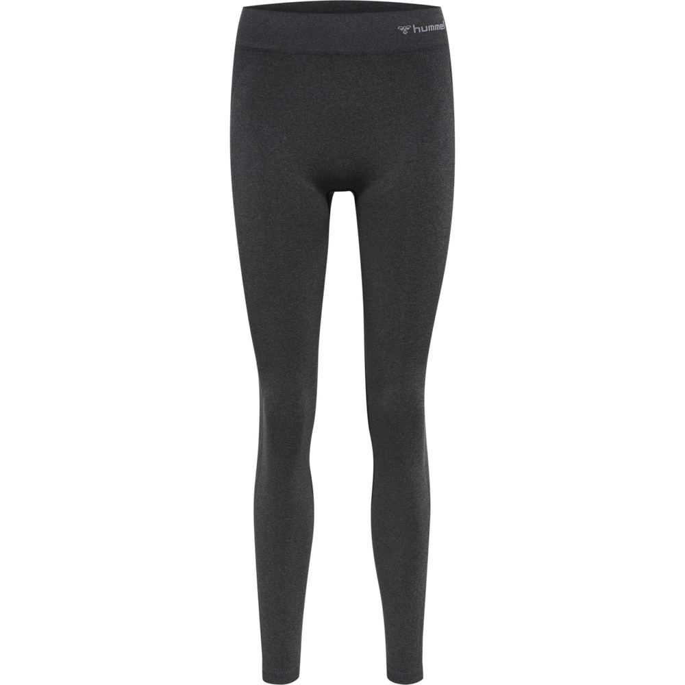 Hummel hmlCI seamless mid waist tights in black melange - Image 7