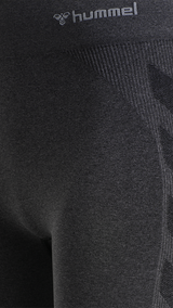 Hummel hmlCI seamless mid waist tights in black melange - Image 8