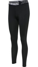 Hummel hmlTE maja mid waist cotton tights in black - Image 5