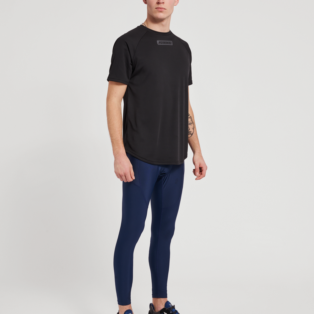 Hummel hmlTE topaz tights in insignia blue - Image 2