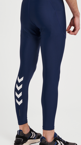 Hummel hmlTE topaz tights in insignia blue - Image 3