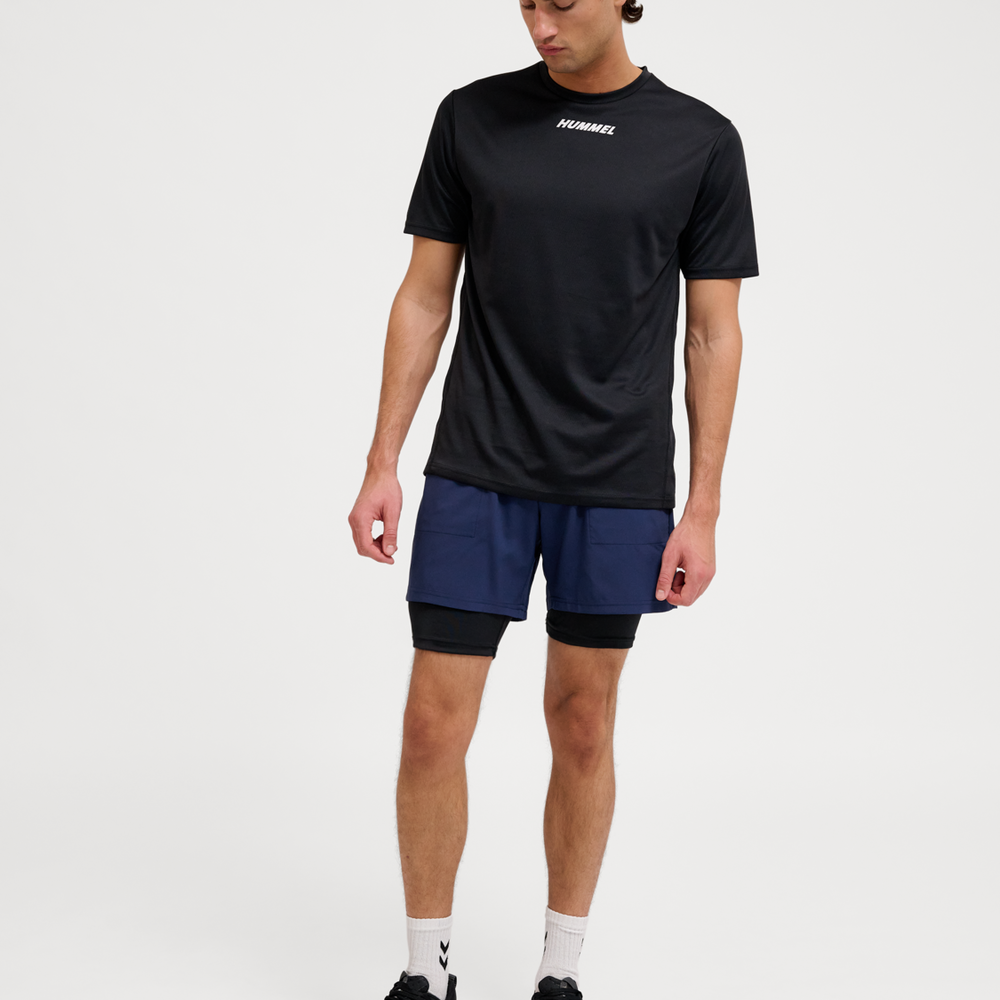 Hummel hmlTE topaz tight shorts in black - Image 3