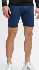 Hummel hmlTE topaz tight shorts in insignia blue - Image 1