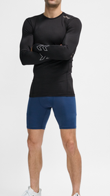 Hummel hmlTE topaz tight shorts in insignia blue - Image 2