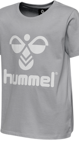 Hummel hmlTRES tshirt ss in grey melange - Image 1