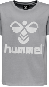 Hummel hmlTRES tshirt ss in grey melange - Image 3