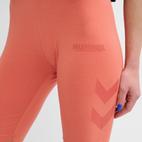Hummel hmlLEGACY woman tight shorts in apricot brandy - Image 4