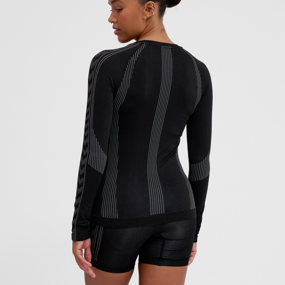 Hummel hmlSHAPING seamless t shirt l in black - Image 2