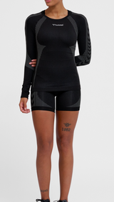 Hummel hmlSHAPING seamless t shirt l in black - Image 3