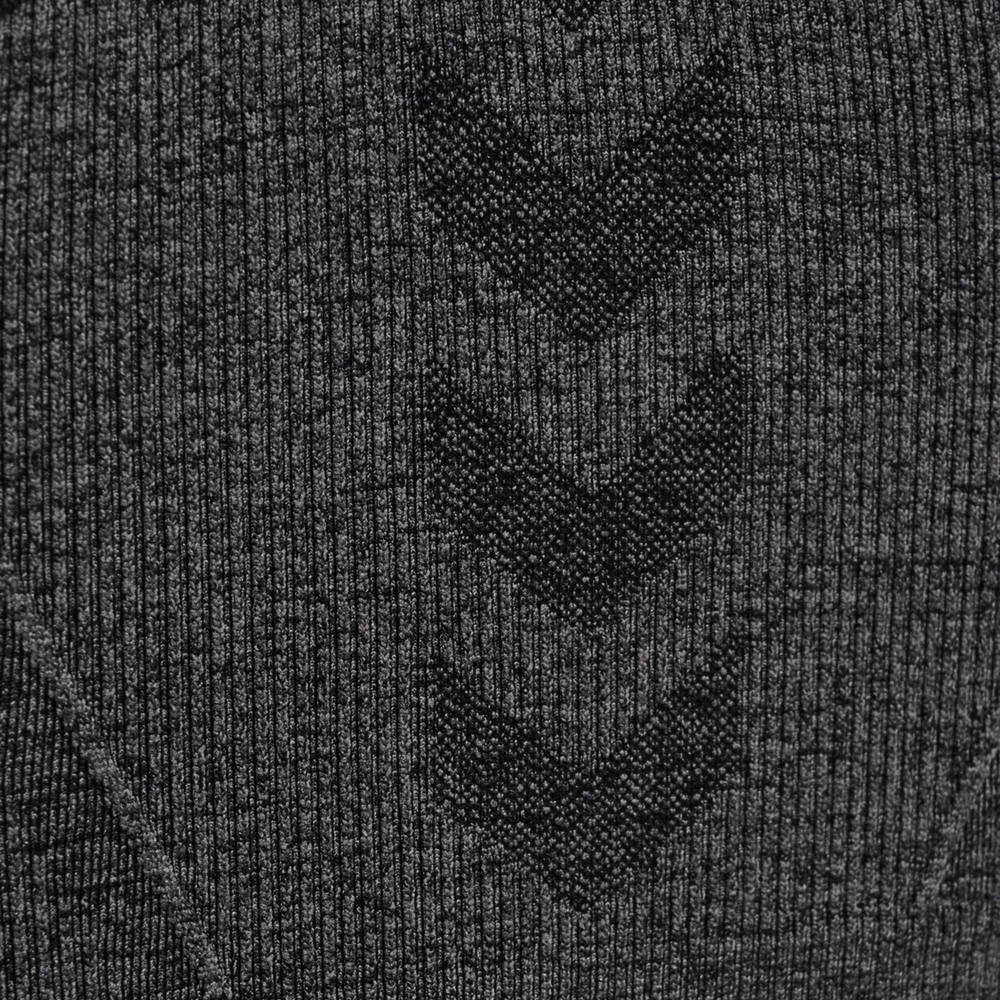 Hummel hmlCI seamless scrunch sports bra in black melange - Image 8