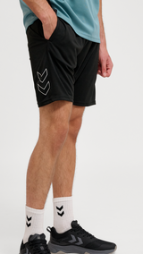 Hummel hmlTE flex mesh shorts in black - Image 1