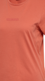Hummel hmlLEGACY woman t shirt in apricot brandy - Image 5