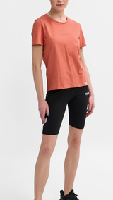 Hummel hmlLEGACY woman t shirt in apricot brandy - Image 3