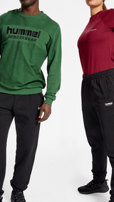 Hummel hmlLGC nate sweatpants in black - Image 1