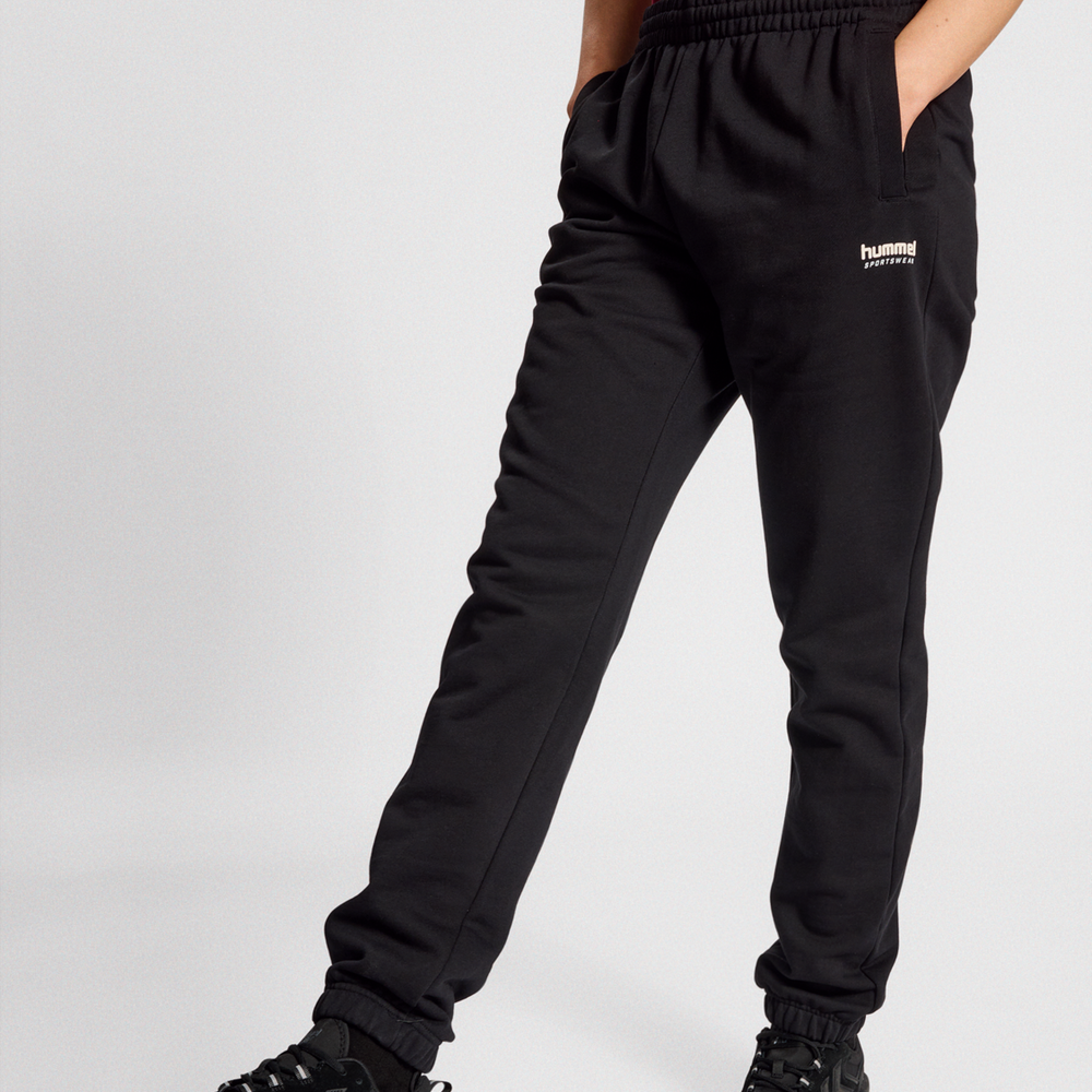 Hummel hmlLGC nate sweatpants in black - Image 3