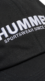 Hummel hmlLEGACY core baseball cap in black - Image 6