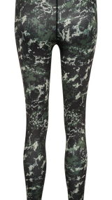 Hummel hmlTE twist aop mid waist tights in climbing ivy - Image 6