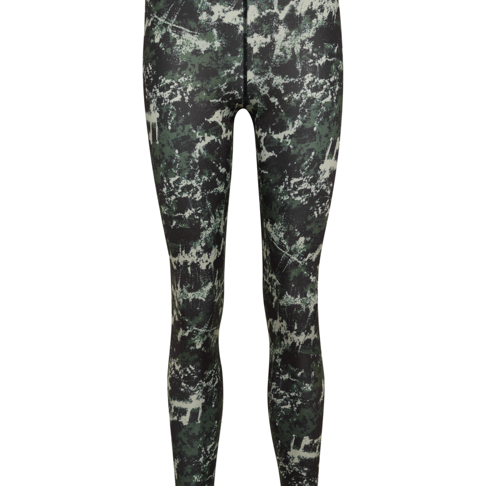 Hummel hmlTE twist aop mid waist tights in climbing ivy - Image 7