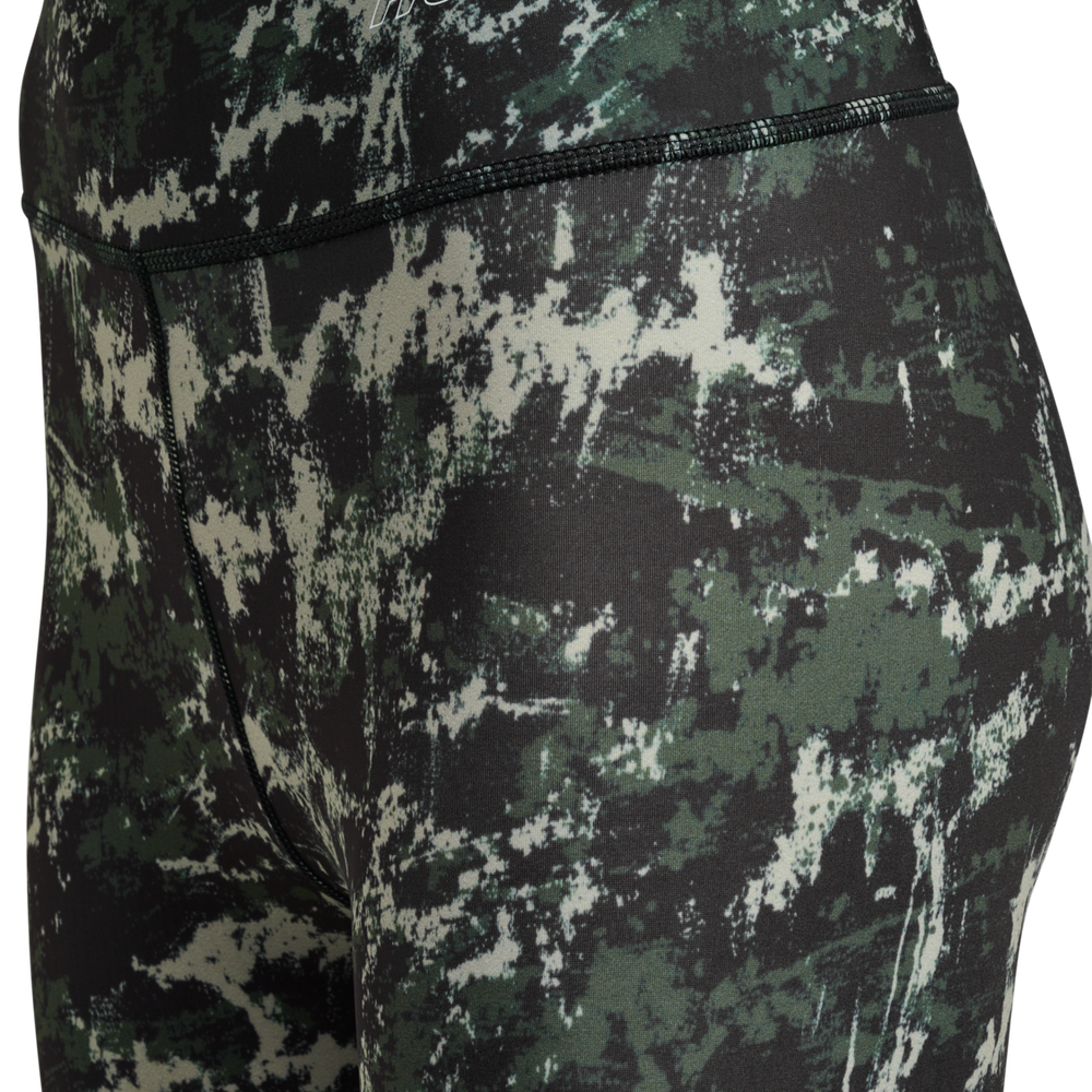 Hummel hmlTE twist aop mid waist tights in climbing ivy - Image 8