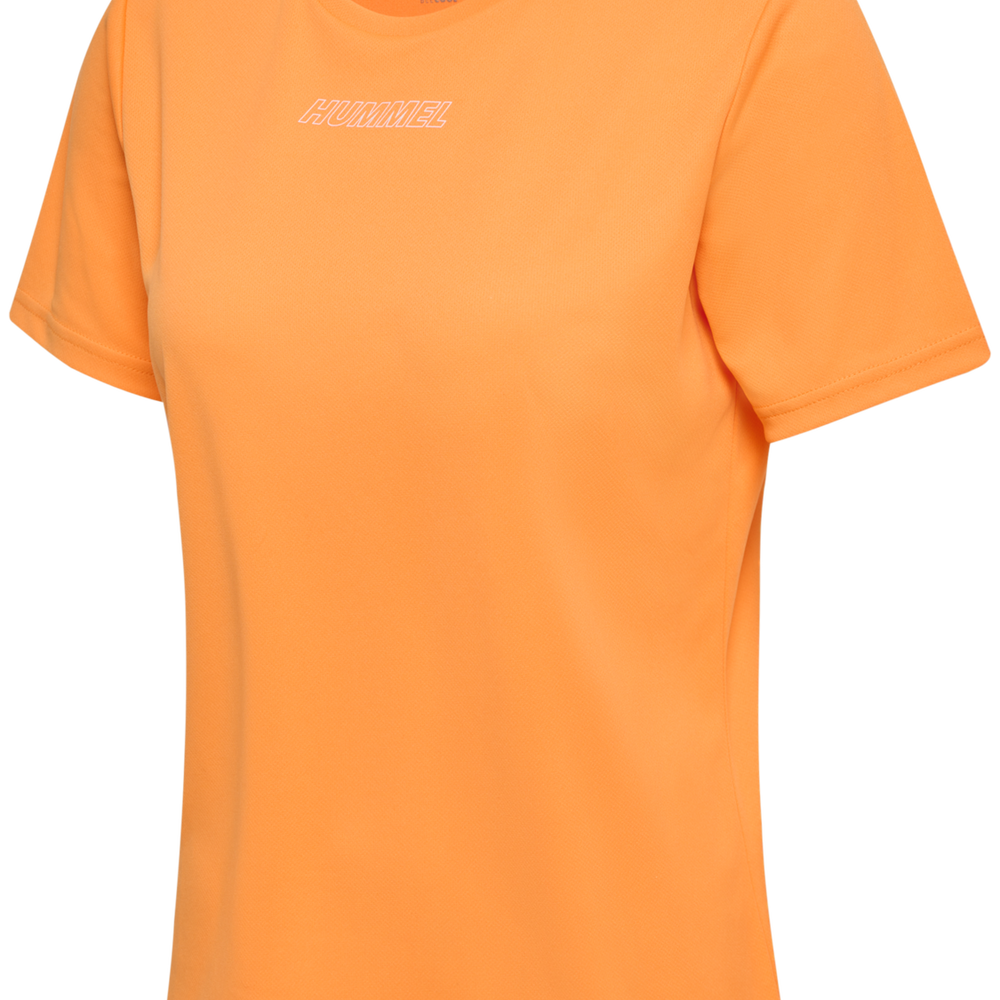 Hummel hmlTE tola t shirt in blazing orange - Image 5