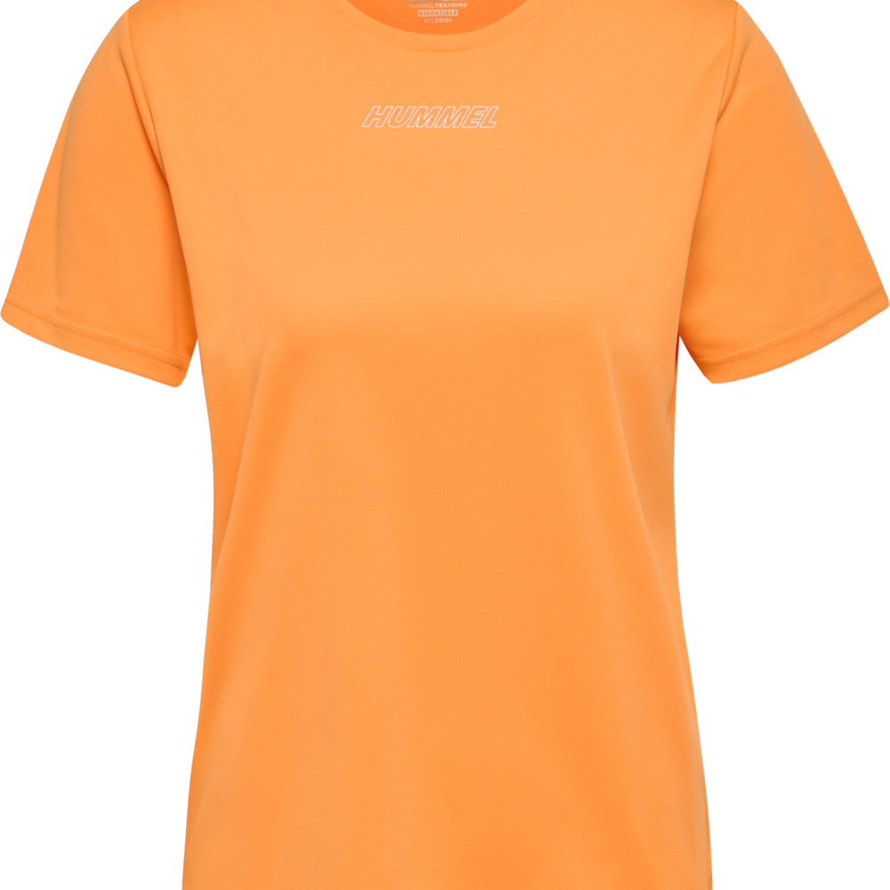 Hummel hmlTE tola t shirt in blazing orange - Image 7