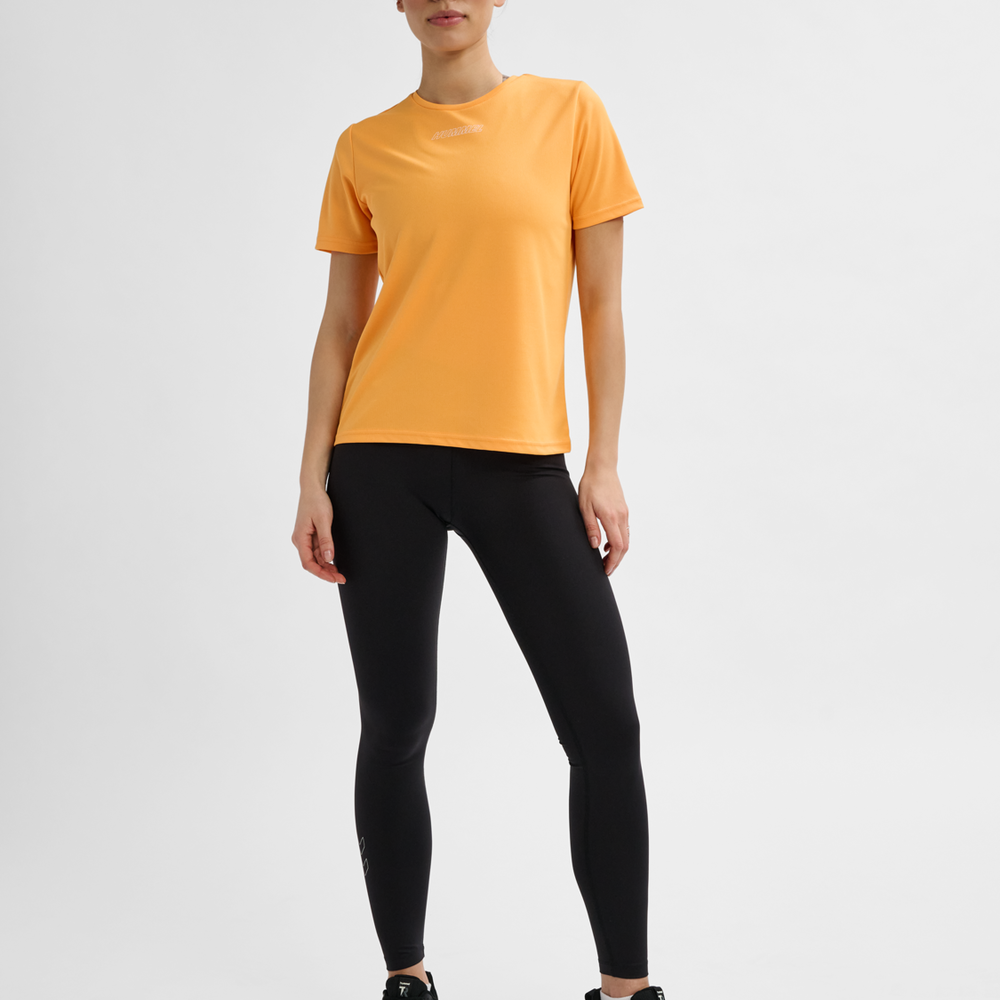 Hummel hmlTE tola t shirt in blazing orange - Image 3