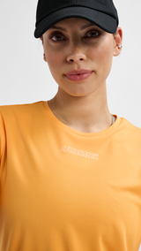 Hummel hmlTE tola t shirt in blazing orange - Image 4