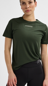 Hummel hmlTE tola t shirt in climbing ivy - Image 1