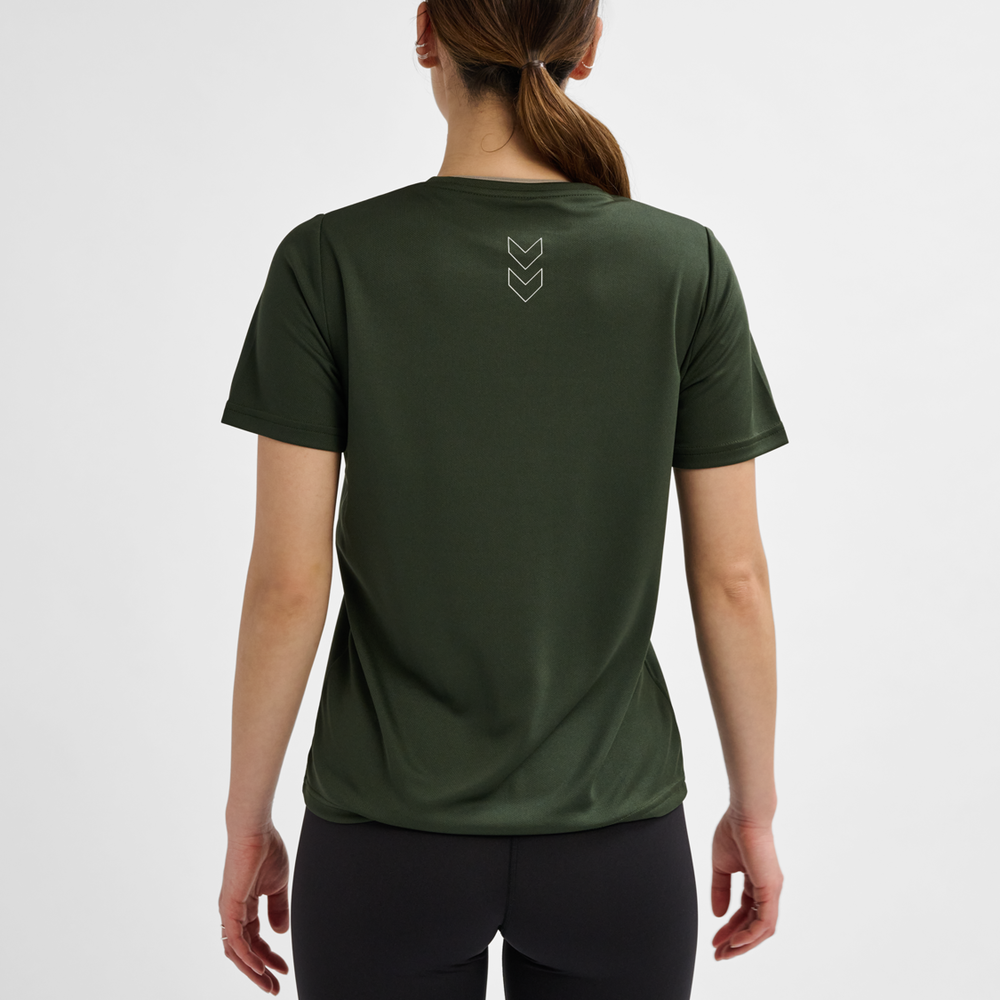 Hummel hmlTE tola t shirt in climbing ivy - Image 2