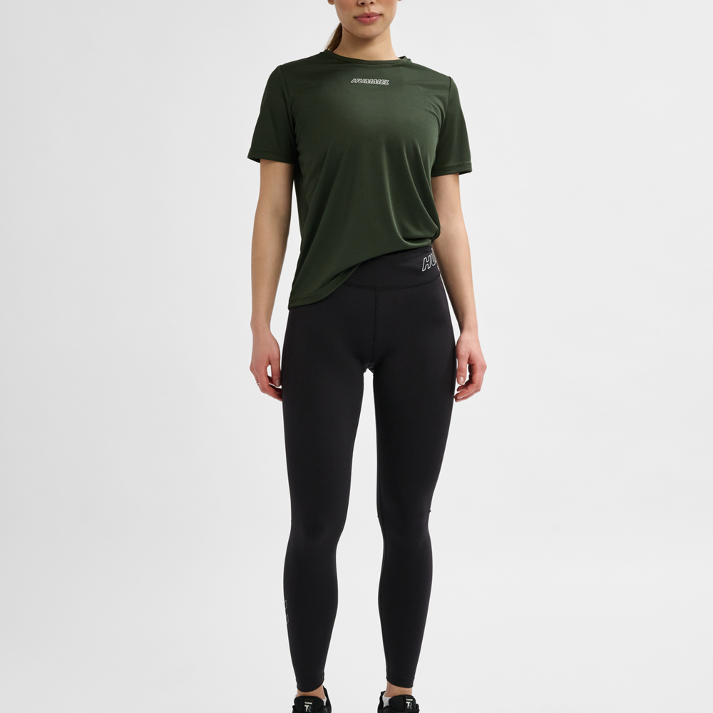 Hummel hmlTE tola t shirt in climbing ivy - Image 3