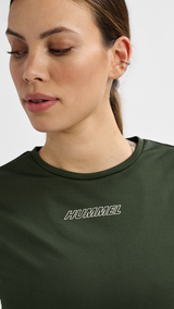 Hummel hmlTE tola t shirt in climbing ivy - Image 4