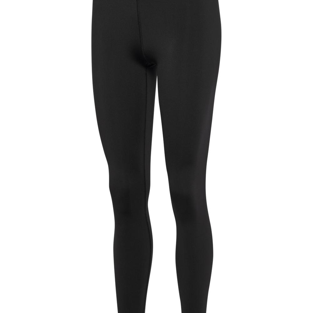 Hummel hmlTE fundamental mid waist tights in black white - Image 5