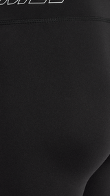 Hummel hmlTE fundamental mid waist tights in black white - Image 8