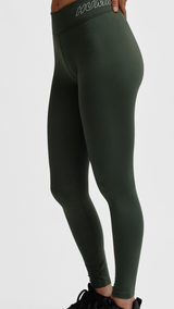 Hummel hmlTE fundamental mid waist tights in climbing ivy - Image 1