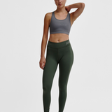 Hummel hmlTE fundamental mid waist tights in climbing ivy - Image 3