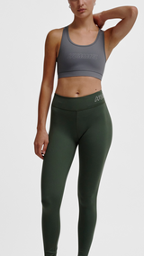 Hummel hmlTE fundamental mid waist tights in climbing ivy - Image 3
