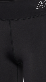 Hummel hmlTE fundamental mw tight shorts in black white - Image 5