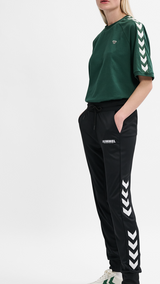 Hummel hmlLEGACY evy regular poly pants in black - Image 1