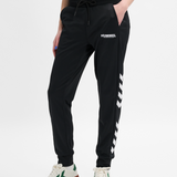 Hummel hmlLEGACY evy regular poly pants in black - Image 2