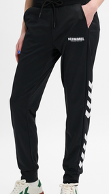 Hummel hmlLEGACY evy regular poly pants in black - Image 2