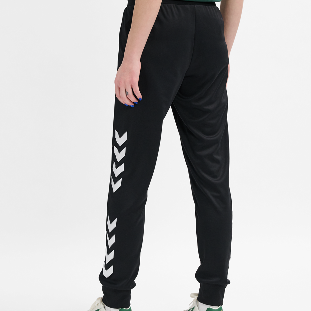 Hummel hmlLEGACY evy regular poly pants in black - Image 3