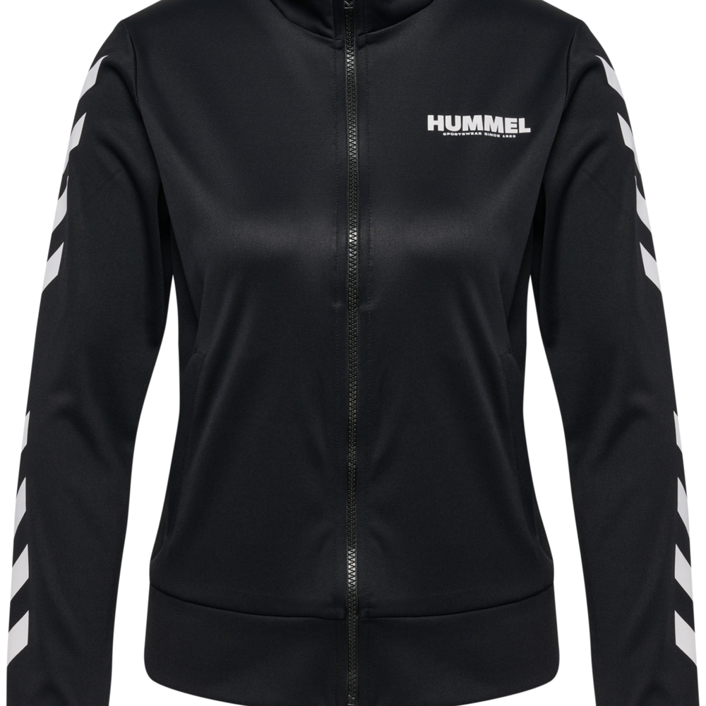 Hummel hmlLEGACY evy poly zip jacket in black - Image 7