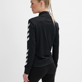 Hummel hmlLEGACY evy poly zip jacket in black - Image 2