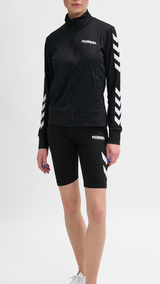 Hummel hmlLEGACY evy poly zip jacket in black - Image 3